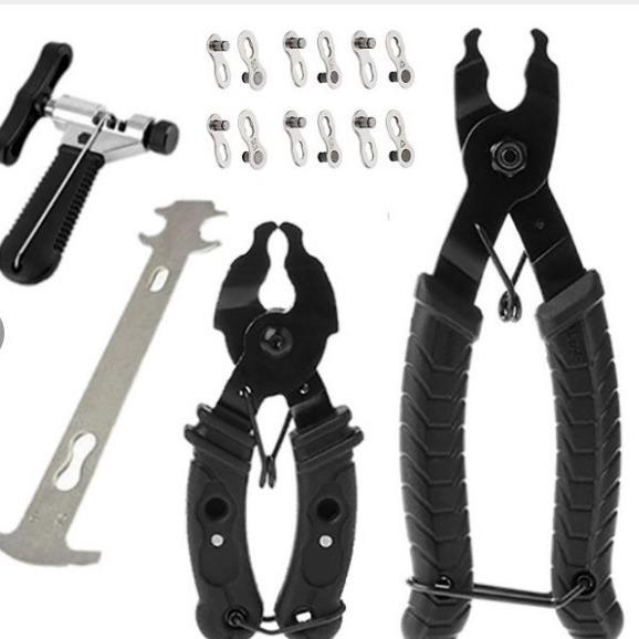 Mountain Bike Chain Tool Set: Chain Wrench, Breaker, and Magic Buckle Pliers