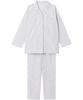 Wacoal RELAX SLEEP Sleep Science Long Sleeves and Cotton YDX344 GY M & Pajamas, Pants, 100% (Soccer Fabric),