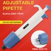 Single-channel Laboratory Pipette Micropipette Adjustable Volume Mechanical Pipettor Pipet 1-10ml Analysis Pipette Pen With Tip