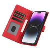 For iPhone 16 Case PU Leather Phone Cover Card Holder Magnetic Clasp Protective
