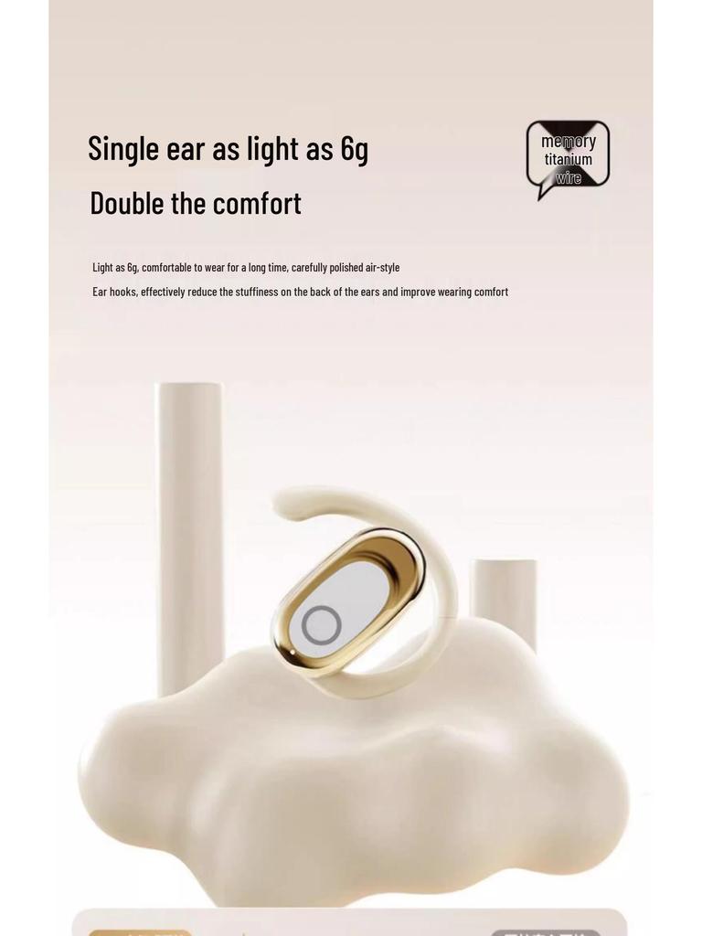 E-commerce Popular Rotatable 130° Over-Ear/In-Ear Noise-Canceling Bluetooth TWS Headset