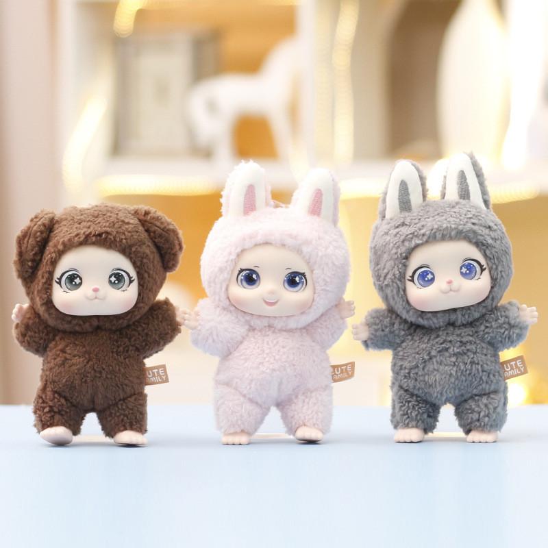 Cute Bunny Plush Keychain With Soft Silicone Material For Backpack Decor And Gift