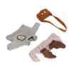 3 Piece Set Duck Plush Toy Clothes Washable Plush Plush Duck Clothing DIY Match Cartoon Stuffed Duck Clothing for Kids
