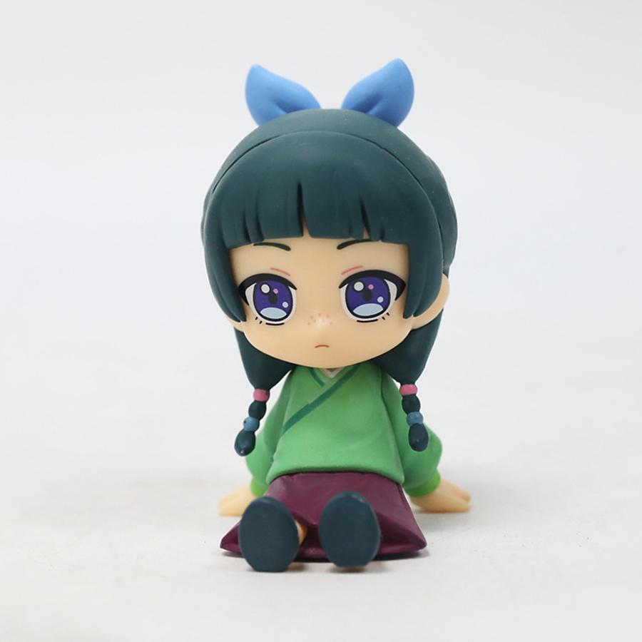 6cm Anime The Apothecary Diaries Maomao Jinshi Version Sitting Posture Action Figures Model Desktop Decoration Ornament Gifts Q Poseable Articulated