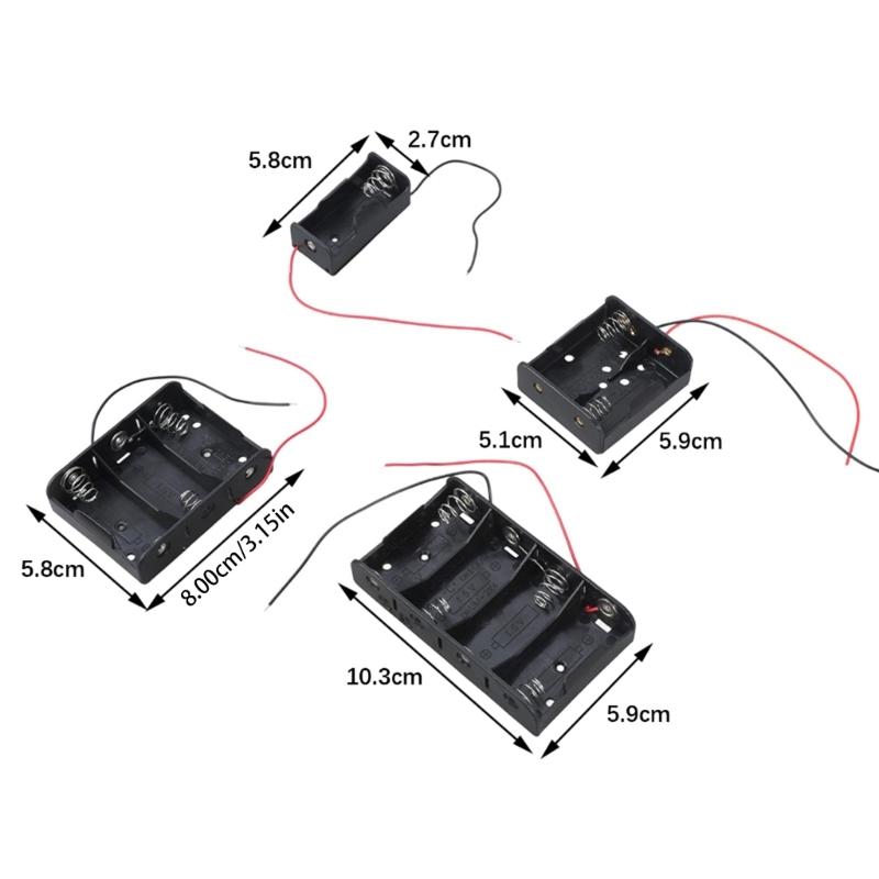 Solid LR14 C Battery Case Holder Small-sized Single Cell Design With Secure Linked Interaction For Reliable Power Supply