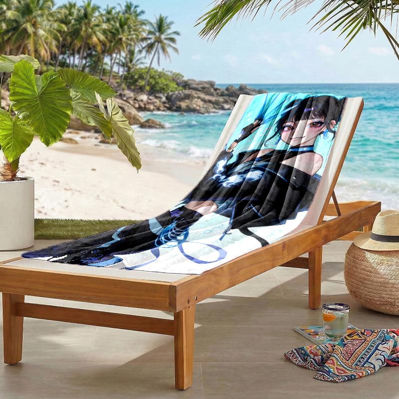 Kpop Hunter Fashion Beach Towel: Ideal for Summer Adventures Soft, absorbent and quick drying suitable for swimming and bathing