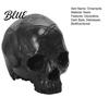 Skull Teaching Model Multi-scenario Decoration Dark Halloween Style Resin Ornament Prop Sturdy Durable Model Matte Black Anatomy Gothic Replica