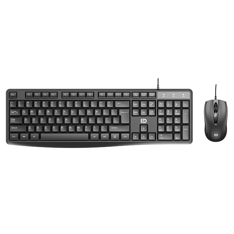 Fuhde 8300P Wired Keyboard and Mouse Combo