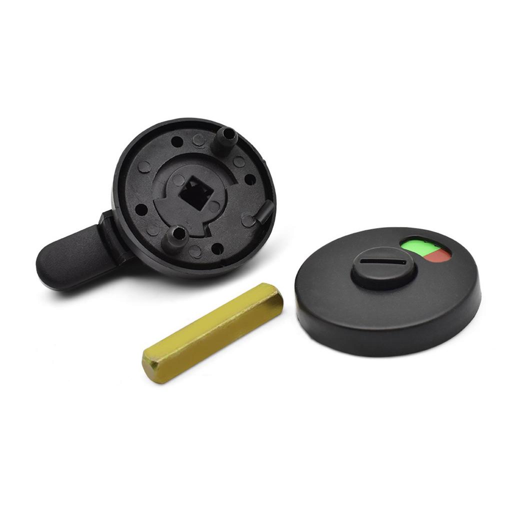 Rostfreier Kunststoff Glatter Indikator Türschloss mit Drehknopf Einkaufszentrum Flughafen Beschläge Hotel Toilette Station