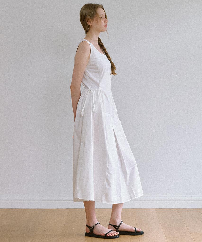 Laminez Pocket String Long Dress - Ivory