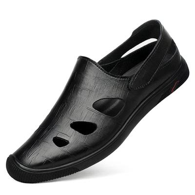 Fashion Summer Mens Sandals High Quality Walking Moccasins For Men Loafers Breathable Slip On Casual Shoes Driving Mocassins