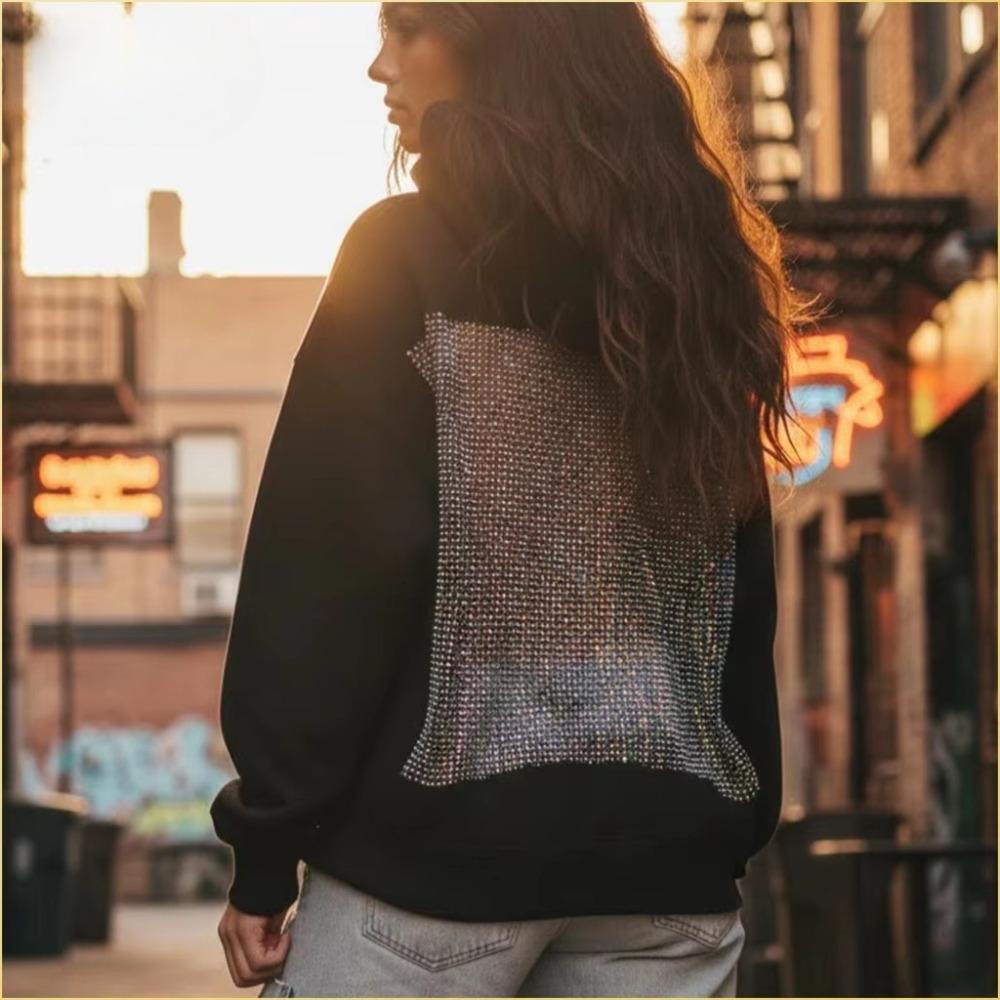Новая женская худи с открытой спиной, сетчатая, с длинным рукавом, однотонная, повседневный топ на осень и зиму, идеальный подарок S