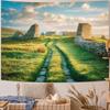 Hochland Alter Pfad Thema Digitaldruck Polyester Wandbehang Wandteppich Dekorativ Wohnzimmer Schlafzimmer Büro Hintergrund Geschenk