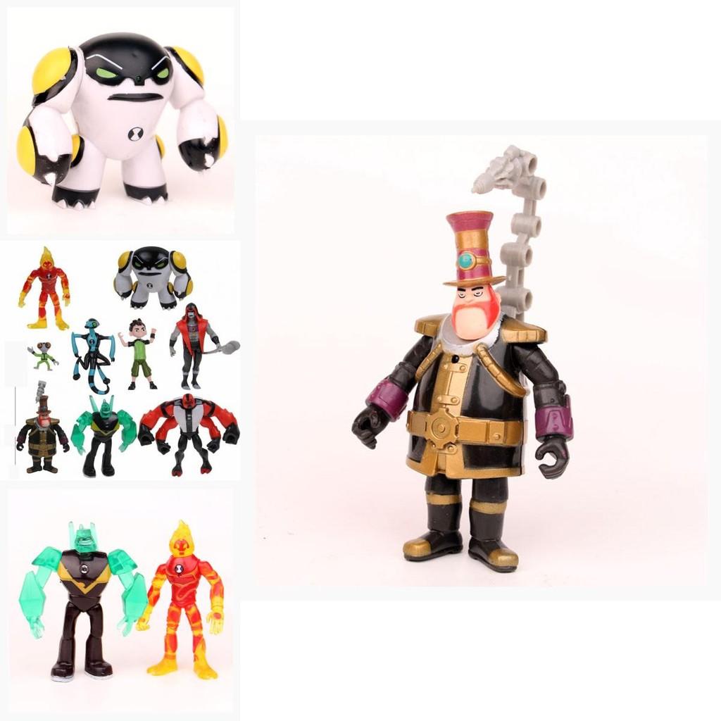 Ben 10 Akční figurka Hrací sada s devíti PVC figurkami prémiové kvality pro sběratele