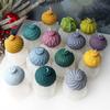 Weihnachtskugel Kerze Silikonform Geprägte Runde Kugel Kerze Aromatherapie Gips Geometrische Weihnachts Laternenkugel Form
