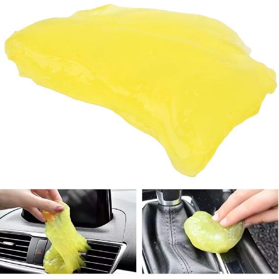 Qiilu Car Cleaning Gel, 70ML Cleaning Gel Multifunctional Detail Mud Dust Dirt Remover Supplies for Auto Car Office Home