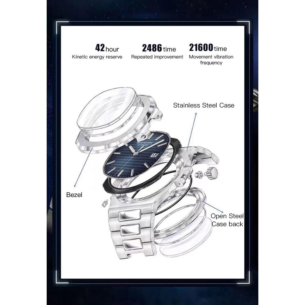 Dropshipping 2025 Hot Selling Wrist Watches For Men Specht&Sohne Automatic Watches Japan Mechanical Watch Relogio Masculino 42mm