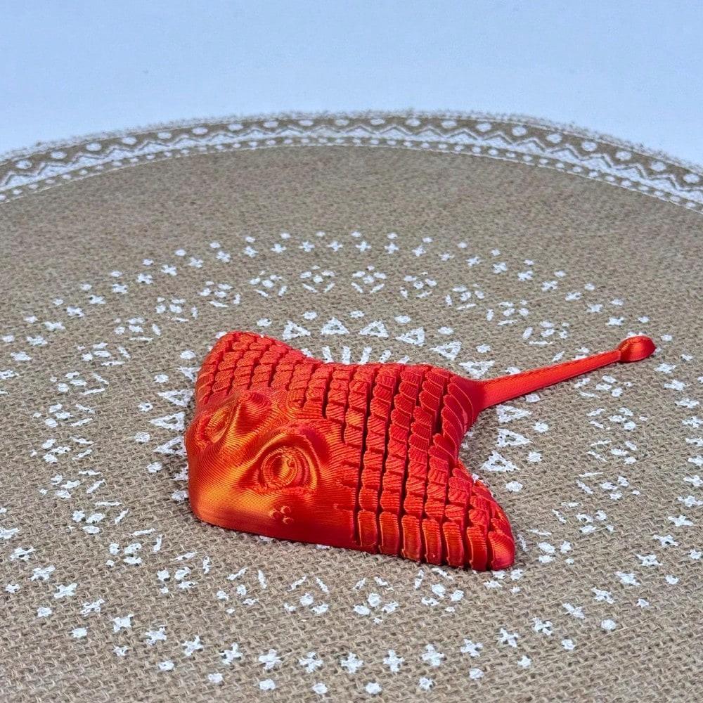 

1 шт. 3D-печатный макет манта, морской животное, дьявольский скат, снятие стресса, креативный подарок, украшение Red Gold