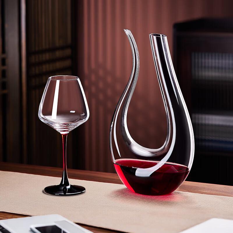QINGPINGGUO Crystal Red Wine Glass & Decanter 8-Piece Set