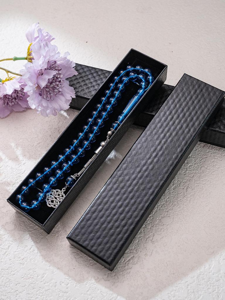 45 Acrylic Muslim Tasbih Prayer Beads with Gift Box - Arabic/Middle Eastern Rosary for Daily Use