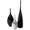Handmade Ceramic Art Vase Pot Cabinet Table Decor Home Ornament Simple Modern Luxury Nordic Living Dining Bed Room Hall Black