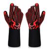 BBQ Gloves 1472 Fahrenheit  Heat Resistant Grilling Gloves Nonslip Silicone for Barbecue Cooking Baking