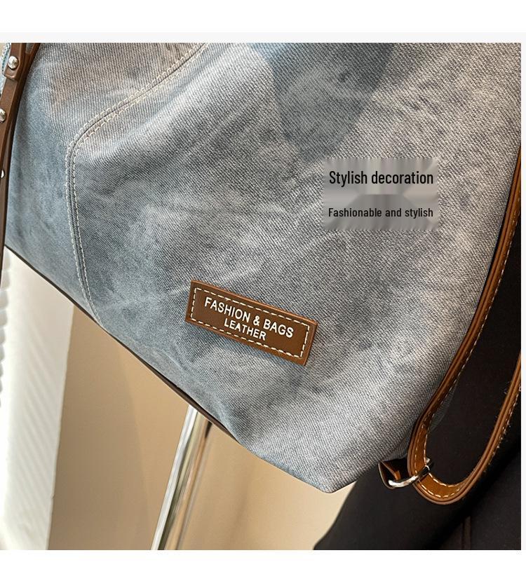 Högskolestudent Axelväska - Stilren, Hög Kapacitet, Koreansk Crossbody Ryggsäck för 2025.