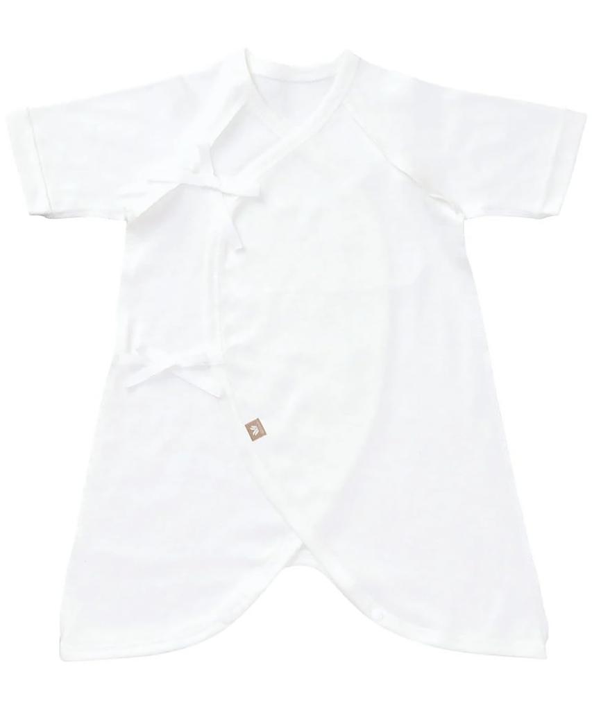 Wacoal Baby Combination Innerwear, Undershirt, 5/8 Sleeve, BGS270, Baby, WH, 50-60