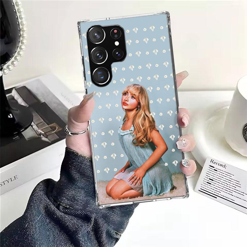 CR66 S-Sabrina C-Carpenter Soft Phone Case For Samsung Galaxy S22 S23 S24 S25 Edge S26 Ultra S20 FE S21 Plus + Fundas Coque Gala