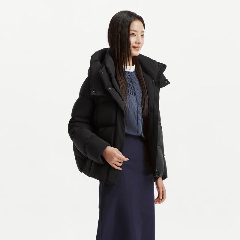 Tanbor Women's Detachable Hood Down Jacket