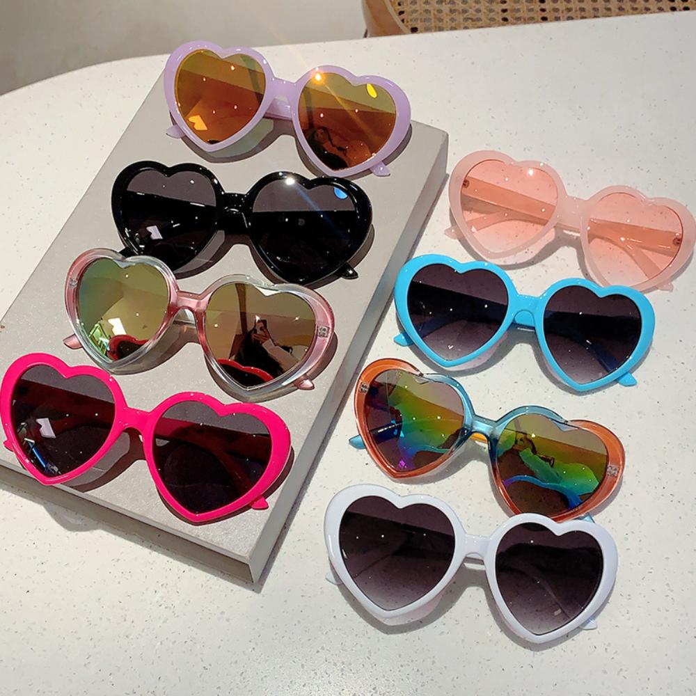 UV400 Glasses  Design Retro Shades Women's Eyewear Gradient Heart Sunglasses For Summer Outdoor Women