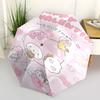 1pc Hello Kitty Valentine's Day Automatic Opening/Closing Umbrella with Foldable Design, Iron Frame, Outdoor Use, Suitable for Fans, Travel, Daily Use