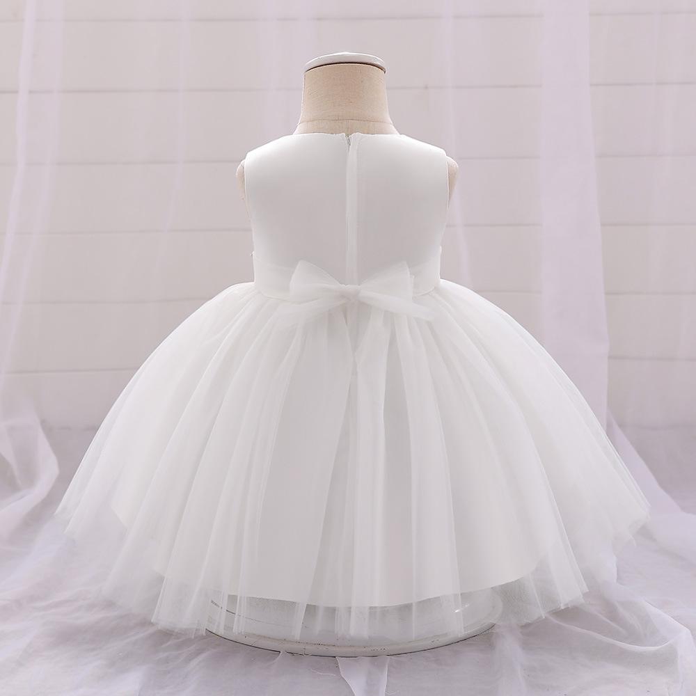 Holčička Růžové šaty Elegantní Princezna Narozeninová párty Plesové šaty Volánky pro děti Večerní Luxusní šaty Slavnostní kostýmy