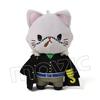 [original] Stuffed One Piece Cotton Pendant With Cat Patch Mask Plush Doll 14cm Luffy Sanji Law Ace Doflamingo Nami Bag Ring Toy