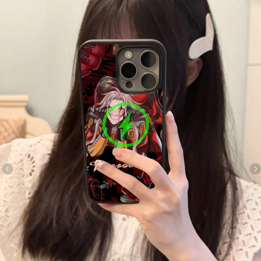 Pierrot The Freak Circus Funny Game Magnetic Case For IPhone 17 16 14 13 12 11 15 Pro Max Plus Wireless Charge Phone Cover