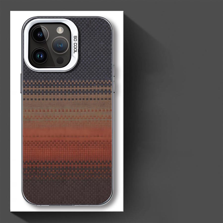 Cool Carbon Fiber Pattern Case for iPhone 17 Pro Max 16 15 11 12 Pro Air 14 Plus 13 Phone Cover