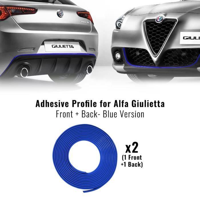 Adhesive profile - alfa romeo - giulietta - blue - 2 'easy cleaner pro' wipes - 110x11mm and 210x11mm