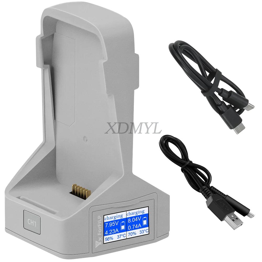 

Charger Hub Fast Battery Butler With Digital Display Screen Storage Charging Manager Power Bank For DJI Flip Drone Accessories