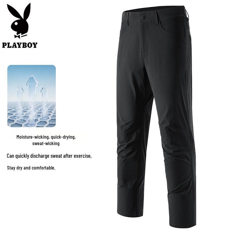 Playboy Men s Outdoor Quick-Dry Straight-Leg Pants M