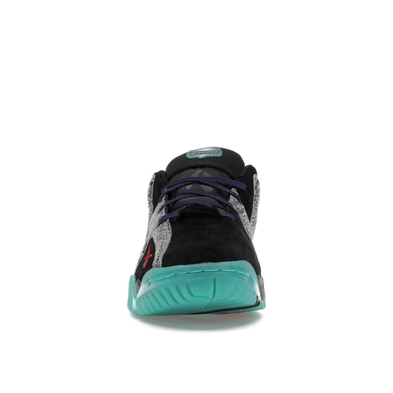 Reebok Nice Kicks X Kamikaze II Low NBA Jam Black Grey Purple Teal H01319