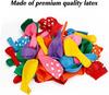 130-Piece Rainbow Balloon Wreath Set Multi-Color Size Carnival Candy Themed Birthday Party Decoration