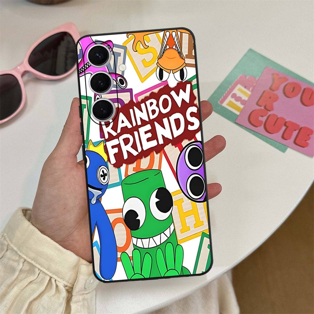 Cartoon R-Rainbow Friends Phone Case For Samsung S 24 Fe 25 Ultra Plus 20 Lite 21 30 22 23 24 22 Ultra 5G Fundas