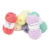 6 Rolls Scrubby Yarn Sparkle Sparkle Glitter, skirtas nerti indų servetėlėmis rankomis megztas lėlių krepšys su Croc