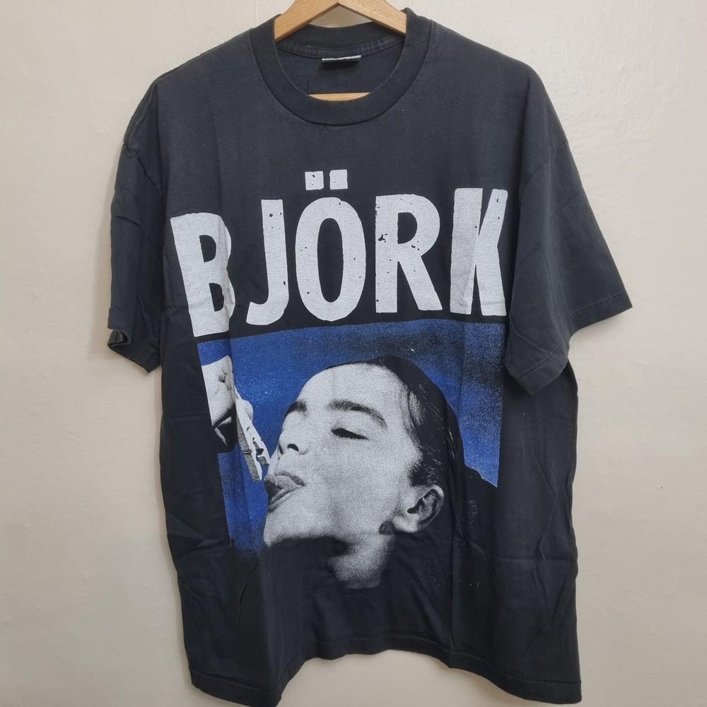 Bjork Vintage 90s T Shirt More To Life Graphic Band Tee Alternative Music XL Unisex T-Shirt
