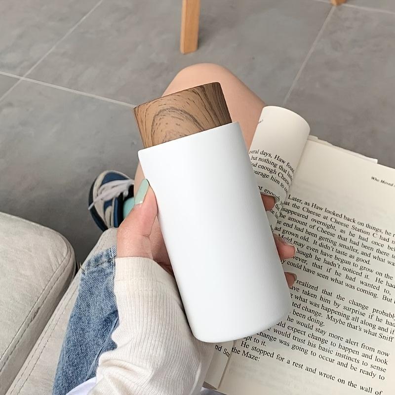 

8.79oz Portable Stainless Steel Thermos Mug, Car-Friendly Matte Finish - Ideal Travel & Outdoor Gift! 201-300ml белый