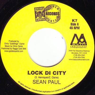 Disque 7 pouces SEAN PAUL - Lock Di City K7 Golden Cartel R 2004 Jamaïque Reggae, Ska & Dub Occasion
