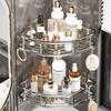 Triangle Corner Bathroom Shelf for Toiletries and Cosmetics