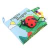 Soft Cloth Book Portable Interactive Early Learning Educational 3D Baby Cloth Book for Infant