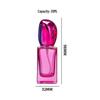 Portable Square Glass Perfume Bottles, 30ml & 50ml, Colored and Spray Dispensing
