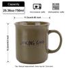 Ceramic Coffee Cup Chocolate Milk Cup Tea Cup Mug Large Capacity Hand Painted Cup